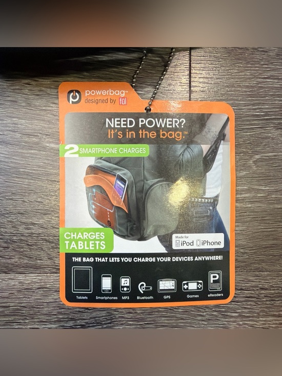 Powerbag Ful Messenger Laptop Bag w Battery Charger  display picture 1